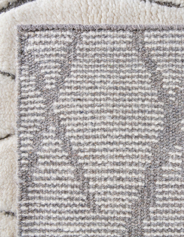 Pure Ivory 10' x 10' Atlas Moroccan Wool Square Area Rug New Zealand Wool With Cotton Backing All Natural Indoor Living Dining Room Bedroom Office Carpet for Sale at Rug Engine
