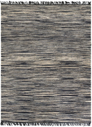 Navy Blue and Ivory 9' x 12' Chunky Jute Rectangle Area Rug 100% All Natural Jute Sustainable Eco-Friendly Carpet Mat for Natural Interior Design Homes for Sale at Rug Engine