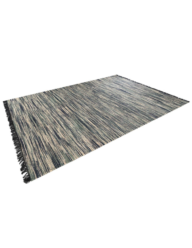 Green and Ivory 10' x 14' 1 Chunky Jute Rectangle Area Rug 100% All Natural Jute Sustainable Eco-Friendly Carpet Mat for Natural Interior Design Homes for Sale at Rug Engine