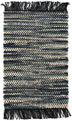 Green and Ivory 2' x 3' 1 Chunky Jute Rectangle Area Rug 100% All Natural Jute Sustainable Eco-Friendly Carpet Mat for Natural Interior Design Homes for Sale at Rug Engine
