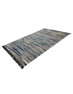 Green and Ivory 5' 1 x 8' Chunky Jute Rectangle Area Rug 100% All Natural Jute Sustainable Eco-Friendly Carpet Mat for Natural Interior Design Homes for Sale at Rug Engine