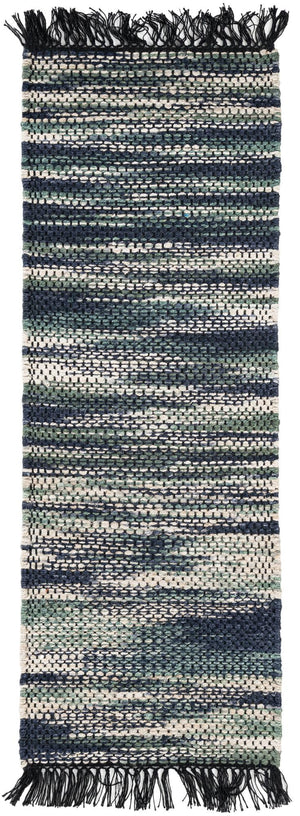 Green and Ivory 2' x 6' 1 Chunky Jute Runner Area Rug 100% All Natural Jute Sustainable Eco-Friendly Carpet Mat for Natural Interior Design Homes for Sale at Rug Engine