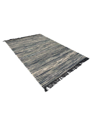 Green and Ivory 6' 1 x 9' Chunky Jute Rectangle Area Rug 100% All Natural Jute Sustainable Eco-Friendly Carpet Mat for Natural Interior Design Homes for Sale at Rug Engine