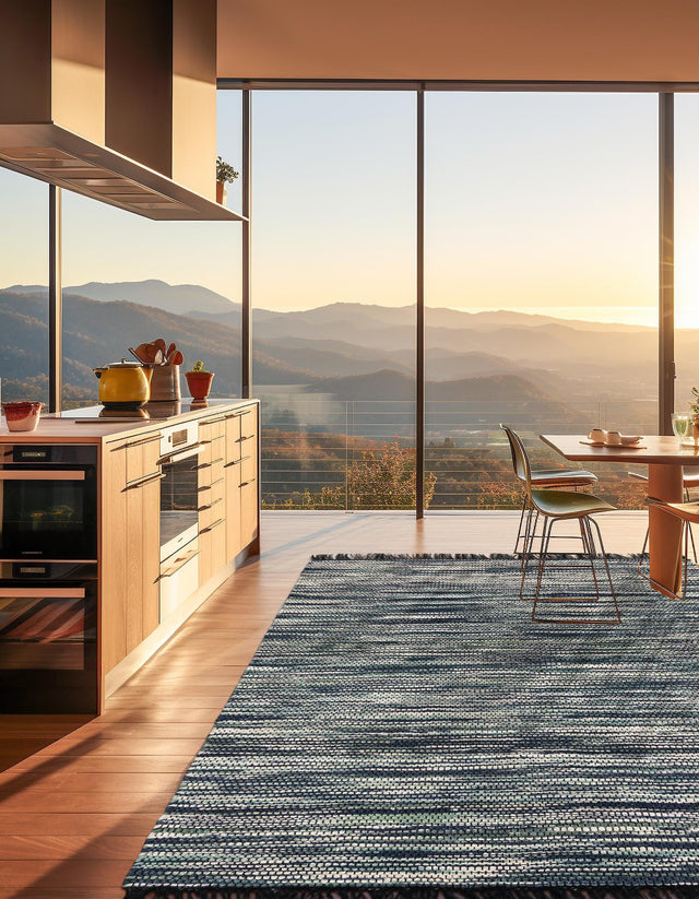 Green and Ivory 7' 10 x 7' 10 Chunky Jute Square Area Rug 100% All Natural Jute Sustainable Eco-Friendly Carpet Mat for Natural Interior Design Homes for Sale at Rug Engine