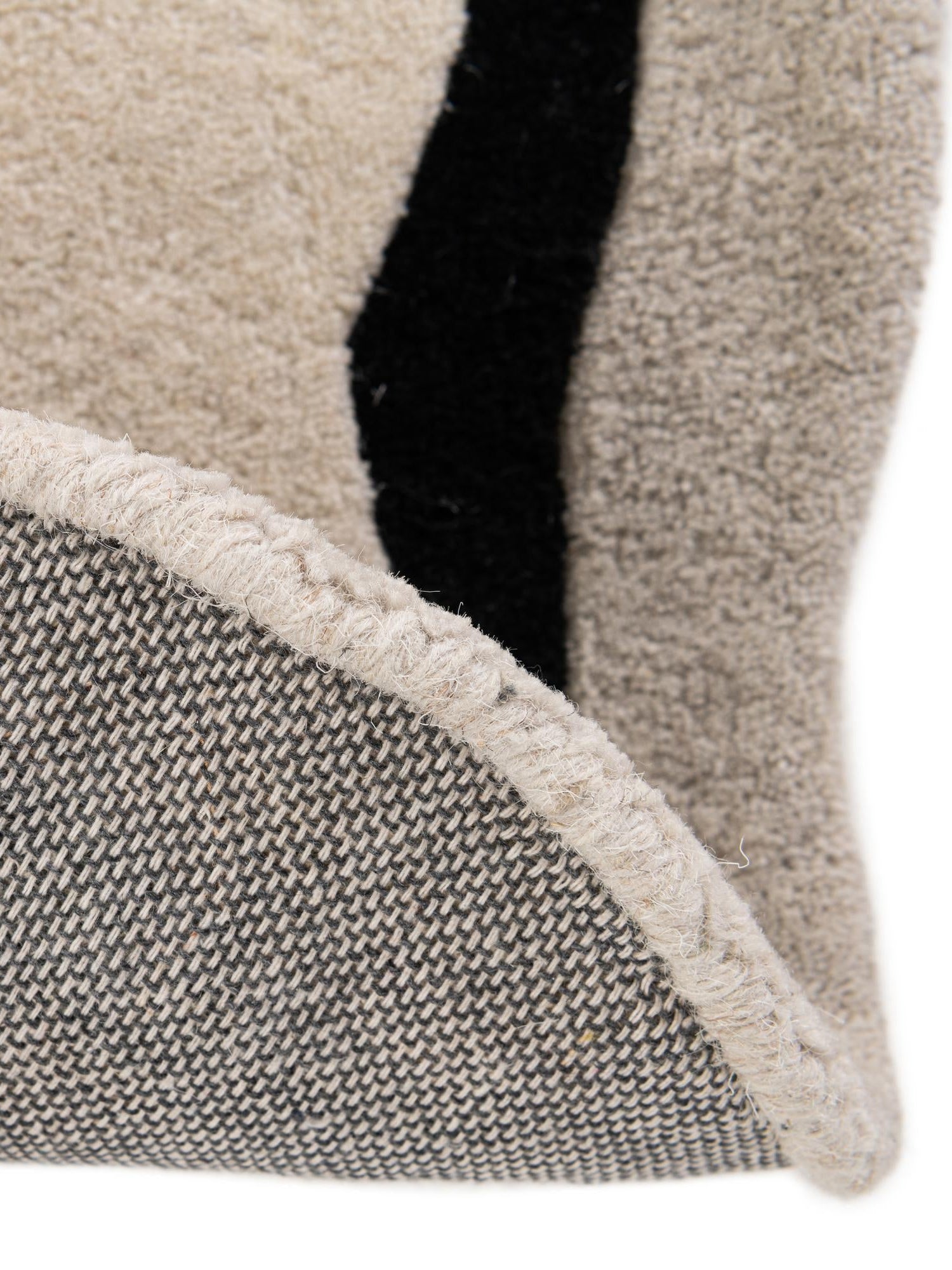 Ivory 2' 2 x 2' 2 Playtime Kids Wool Freeform Area Rug for Baby Nursery, Toddler Playroom, Bedrooms