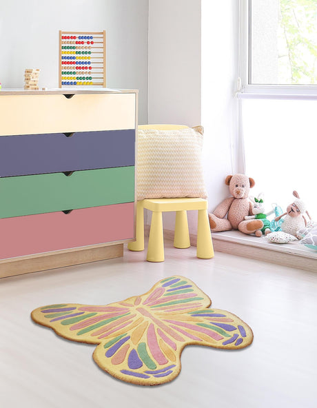 Multicolor 2' 7 x 2' 11 Playtime Kids Wool Freeform Area Rug for Baby Nursery, Toddler Playroom,  Bedrooms Hand Tufted High Quality Dense  Wool Pile Natural Carpet for Sale at Rug Engine