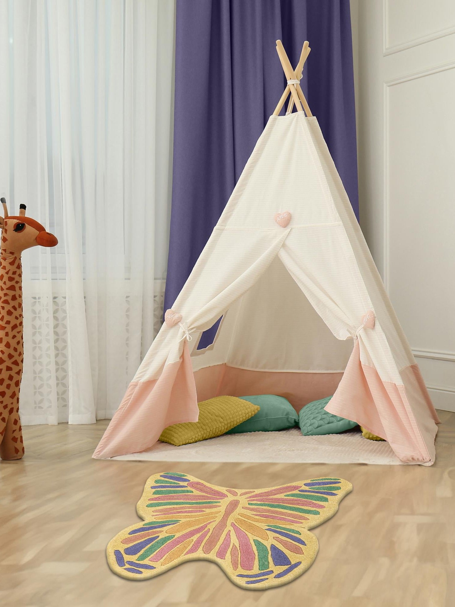 Multicolor 3' 4 x 3' 11 Playtime Kids Wool Freeform Area Rug for Baby Nursery, Toddler Playroom,  Bedrooms Hand Tufted High Quality Dense  Wool Pile Natural Carpet for Sale at Rug Engine