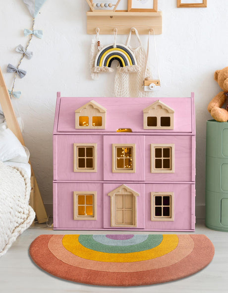 Multicolor 2' 4 x 4' 1 Playtime Kids Wool Freeform Area Rug for Baby Nursery, Toddler Playroom,  Bedrooms Hand Tufted High Quality Dense  Wool Pile Natural Carpet for Sale at Rug Engine