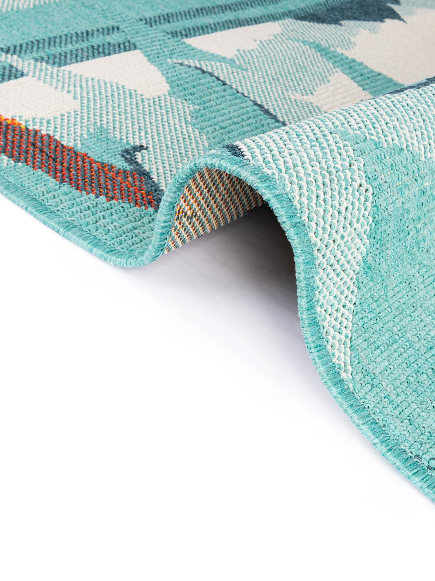 Multicolor 9' x 12' Outdoor Coastal Rectangle Area Rug Weather Resistant for Patio, Deck, Terrace, Balcony, Porch 100% Polypropylene Coastal Decor Carpet for Sale at Rug Engine
