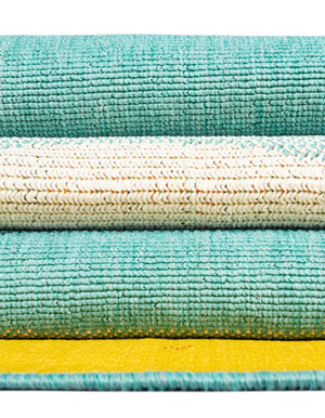 Multicolor 4' 1 x 6' 1 Outdoor Coastal Rectangle Area Rug Weather Resistant for Patio, Deck, Terrace, Balcony, Porch 100% Polypropylene Coastal Decor Carpet for Sale at Rug Engine