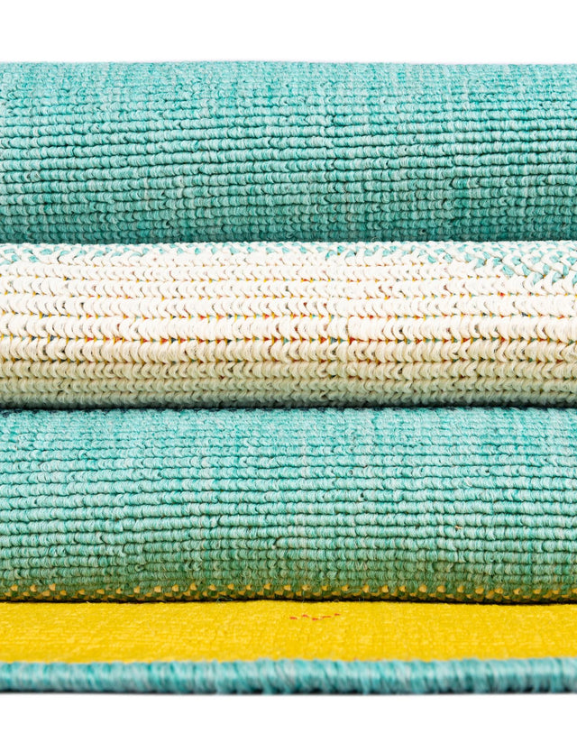 Multicolor 9' x 12' Outdoor Coastal Rectangle Area Rug Weather Resistant for Patio, Deck, Terrace, Balcony, Porch 100% Polypropylene Coastal Decor Carpet for Sale at Rug Engine