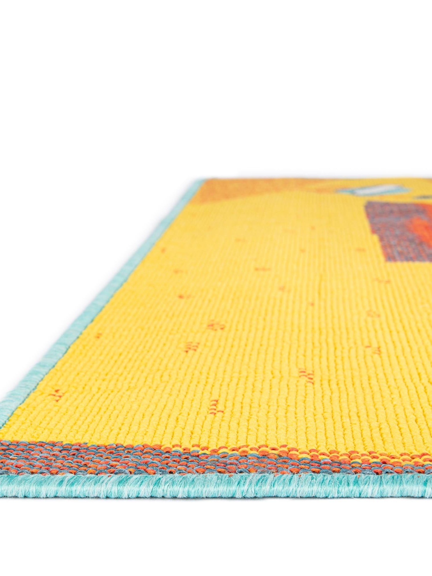 Multicolor 2' x 6' 1 Outdoor Coastal Runner Area Rug Weather Resistant for Patio, Deck, Terrace, Balcony, Porch 100% Polypropylene Coastal Decor Carpet for Sale at Rug Engine