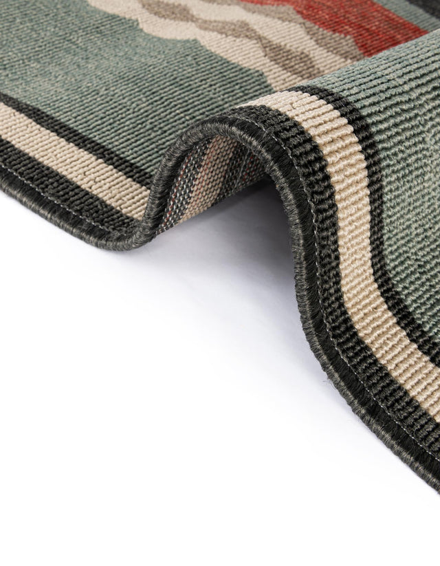Blue 2' x 3' 1 Outdoor Coastal Rectangle Area Rug Weather Resistant for Patio, Deck, Terrace, Balcony, Porch 100% Polypropylene Coastal Decor Carpet for Sale at Rug Engine