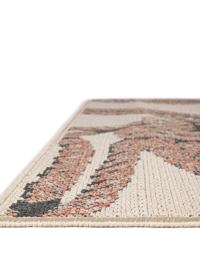 Beige 7' 10 x 10' Outdoor Coastal Rectangle Area Rug Weather Resistant for Patio, Deck, Terrace, Balcony, Porch 100% Polypropylene Coastal Decor Carpet for Sale at Rug Engine
