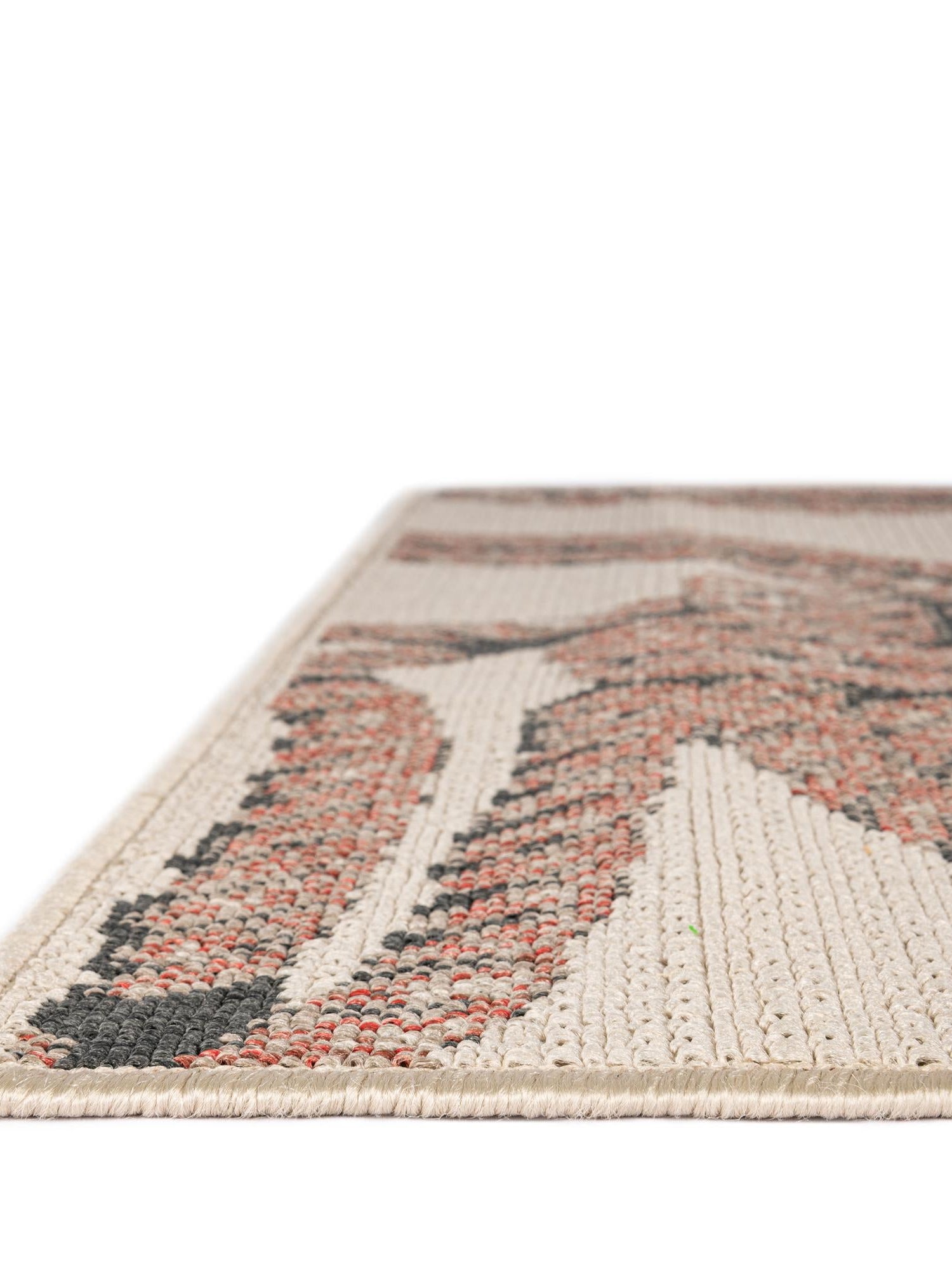 Beige 2' x 8' Outdoor Coastal Runner Area Rug Weather Resistant for Patio, Deck, Terrace, Balcony, Porch 100% Polypropylene Coastal Decor Carpet for Sale at Rug Engine