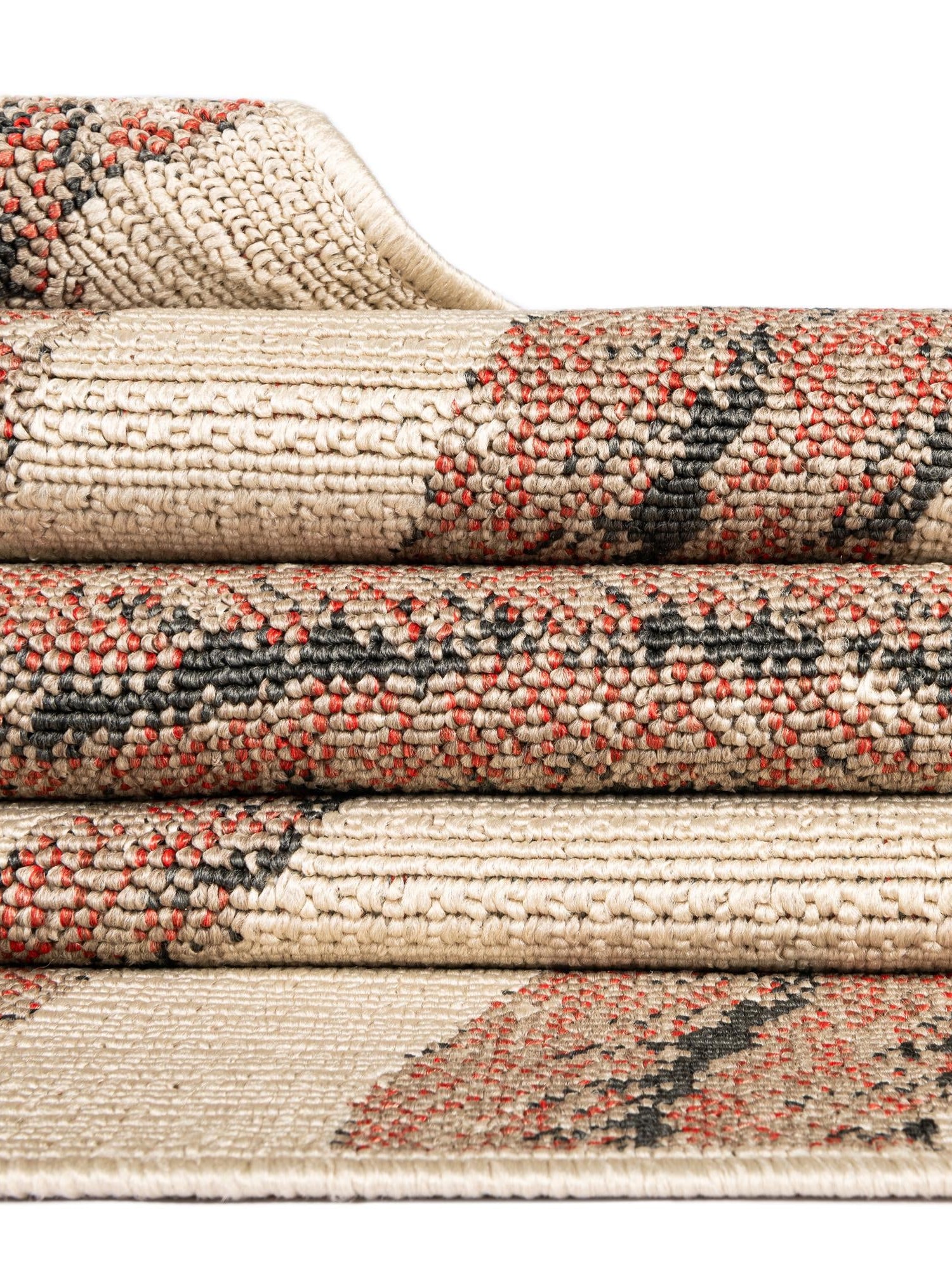 Beige 4' 1 x 4' 1 Outdoor Coastal Round Area Rug Weather Resistant for Patio, Deck, Terrace, Balcony, Porch 100% Polypropylene Coastal Decor Carpet for Sale at Rug Engine