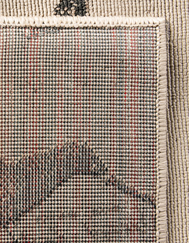 Beige 2' 7 x 12' Outdoor Coastal Runner Area Rug Weather Resistant for Patio, Deck, Terrace, Balcony, Porch 100% Polypropylene Coastal Decor Carpet for Sale at Rug Engine