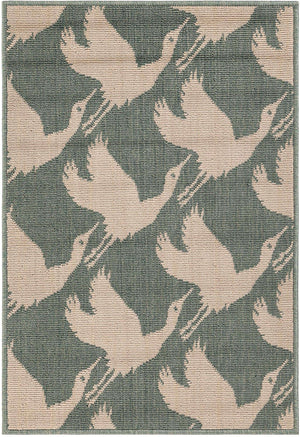 Stone Blue 2' x 3' 1 Outdoor Coastal Rectangle Area Rug Weather Resistant for Patio, Deck, Terrace, Balcony, Porch 100% Polypropylene Coastal Decor Carpet for Sale at Rug Engine