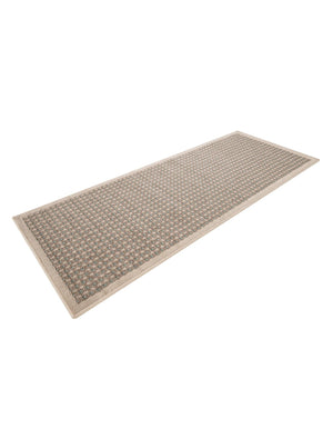 Brown 2' x 5' 1 Outdoor Border Runner Area Rug Weather Resistant for Patio, Deck, Terrace, Balcony, Porch