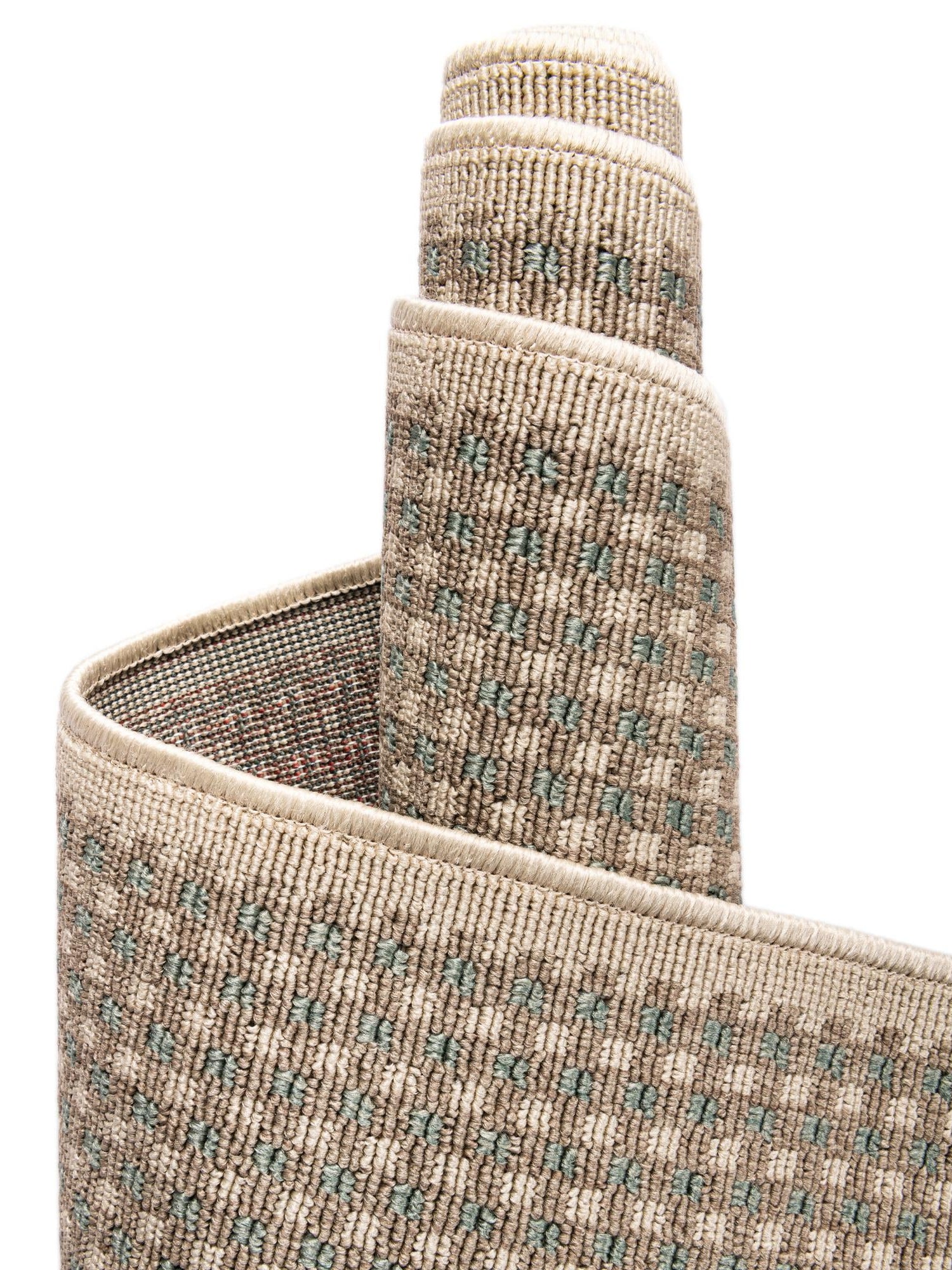 Brown 6' 1 x 6' 1 Outdoor Border Round Area Rug Weather Resistant for Patio, Deck, Terrace, Balcony, Porch 100% Polypropylene Classic Bordered Carpet for Sale at Rug Engine
