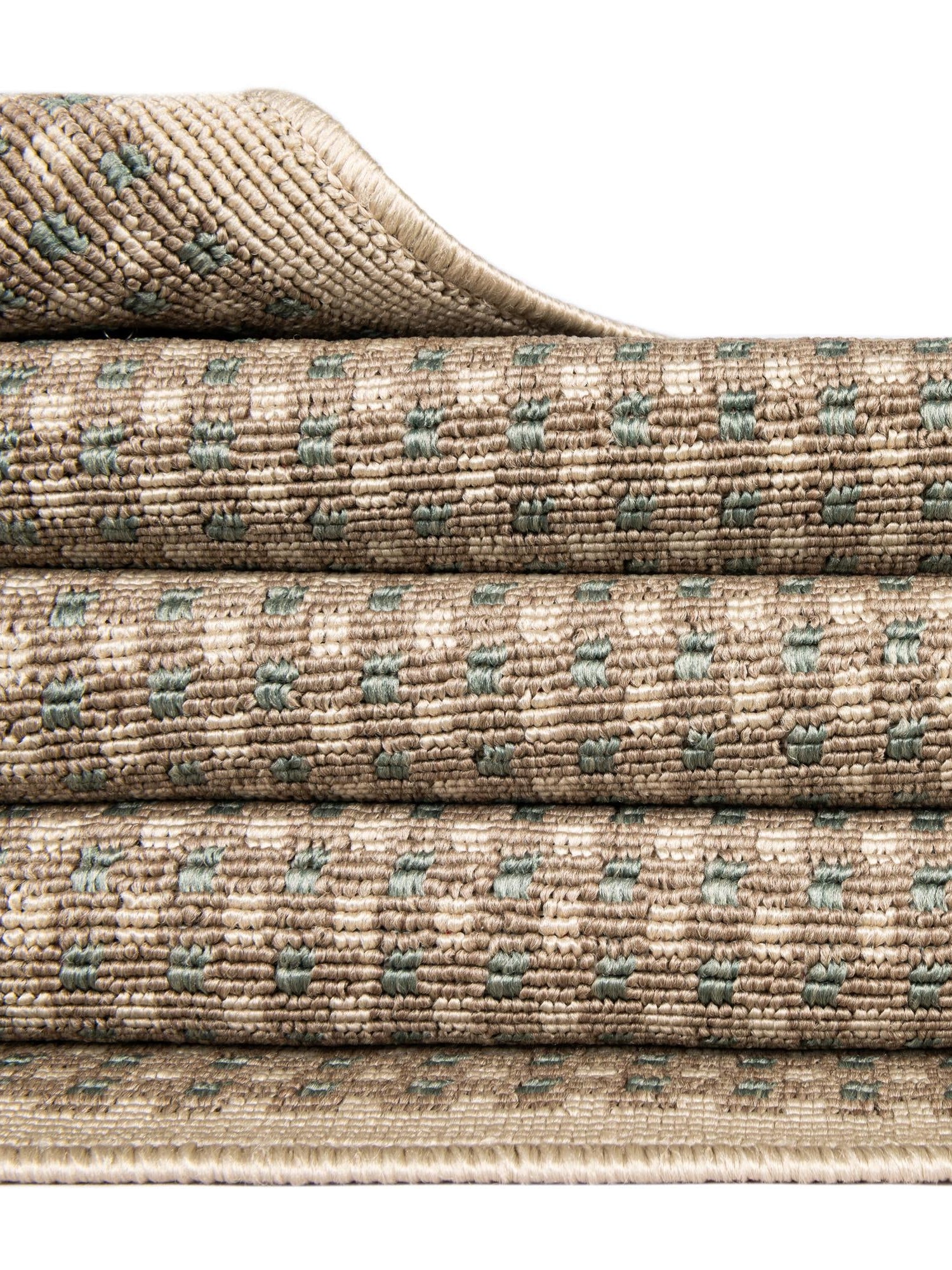 Brown 5' 1 x 5' 1 Outdoor Border Round Area Rug Weather Resistant for Patio, Deck, Terrace, Balcony, Porch 100% Polypropylene Classic Bordered Carpet for Sale at Rug Engine