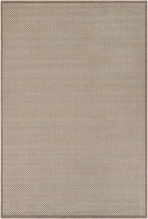 Beige 6' 1 x 9' Outdoor Border Rectangle Area Rug Weather Resistant for Patio, Deck, Terrace, Balcony, Porch 100% Polypropylene Classic Bordered Carpet for Sale at Rug Engine