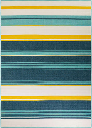 Multicolor 10' x 14' 1 Outdoor Border Rectangle Area Rug Weather Resistant for Patio, Deck, Terrace, Balcony, Porch 100% Polypropylene Classic Bordered Carpet for Sale at Rug Engine