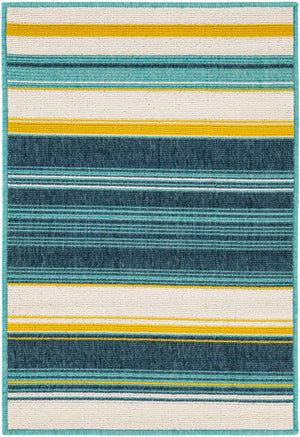 Multicolor 2' x 3' 1 Outdoor Border Rectangle Area Rug Weather Resistant for Patio, Deck, Terrace, Balcony, Porch 100% Polypropylene Classic Bordered Carpet for Sale at Rug Engine