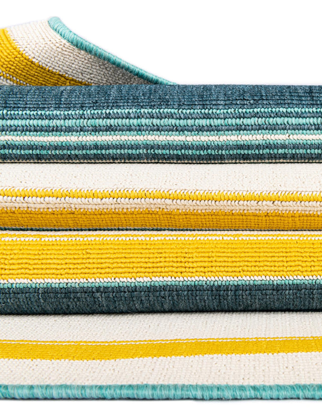 Multicolor 2' 7 x 12' Outdoor Border Runner Area Rug Weather Resistant for Patio, Deck, Terrace, Balcony, Porch 100% Polypropylene Classic Bordered Carpet for Sale at Rug Engine