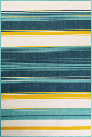 Multicolor 6' 1 x 9' Outdoor Border Rectangle Area Rug Weather Resistant for Patio, Deck, Terrace, Balcony, Porch 100% Polypropylene Classic Bordered Carpet for Sale at Rug Engine