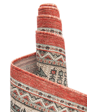 Multicolor 9' x 12' Outdoor Traditional Rectangle Area Rug Weather Resistant for Patio, Deck, Terrace, Balcony, Porch Classical Design Outside Carpet for Sale at Rug Engine