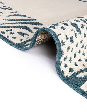 Ivory 5' 1 x 8' Outdoor Safari Rectangle Area Rug Weather Resistant for Patio, Deck, Terrace, Balcony, Porch Animal Print Wildlife Nature Carpet for Sale at Rug Engine