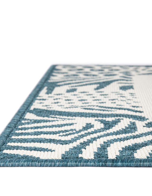 Ivory 2' 7 x 12' Outdoor Safari Runner Area Rug Weather Resistant for Patio, Deck, Terrace, Balcony, Porch Animal Print Wildlife Nature Carpet for Sale at Rug Engine