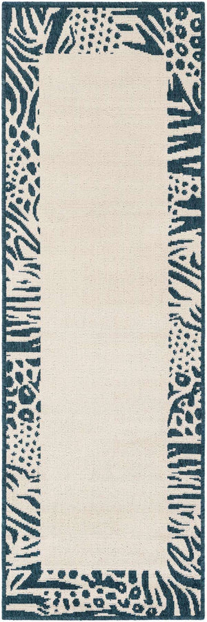 Ivory 2' x 6' 1 Outdoor Safari Runner Area Rug Weather Resistant for Patio, Deck, Terrace, Balcony, Porch Animal Print Wildlife Nature Carpet for Sale at Rug Engine