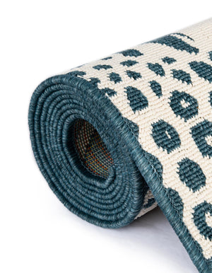 Ivory 6' 1 x 6' 1 Outdoor Safari Round Area Rug Weather Resistant for Patio, Deck, Terrace, Balcony, Porch Animal Print Wildlife Nature Carpet for Sale at Rug Engine