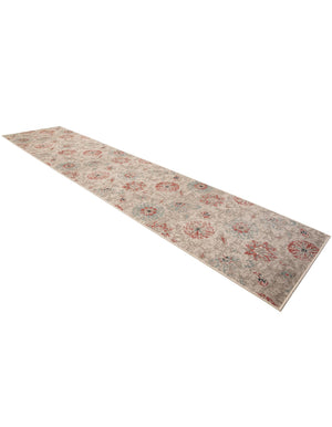 Beige 2' 7 x 12' Outdoor Botanical Runner Area Rug Weather Resistant for Patio, Deck, Terrace, Balcony, Porch Polypropylene Garden Floral Tropical Carpet for Sale at Rug Engine