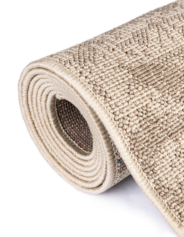 Beige 2' x 3' 1 Outdoor Botanical Rectangle Area Rug Weather Resistant for Patio, Deck, Terrace, Balcony, Porch Polypropylene Garden Floral Tropical Carpet for Sale at Rug Engine