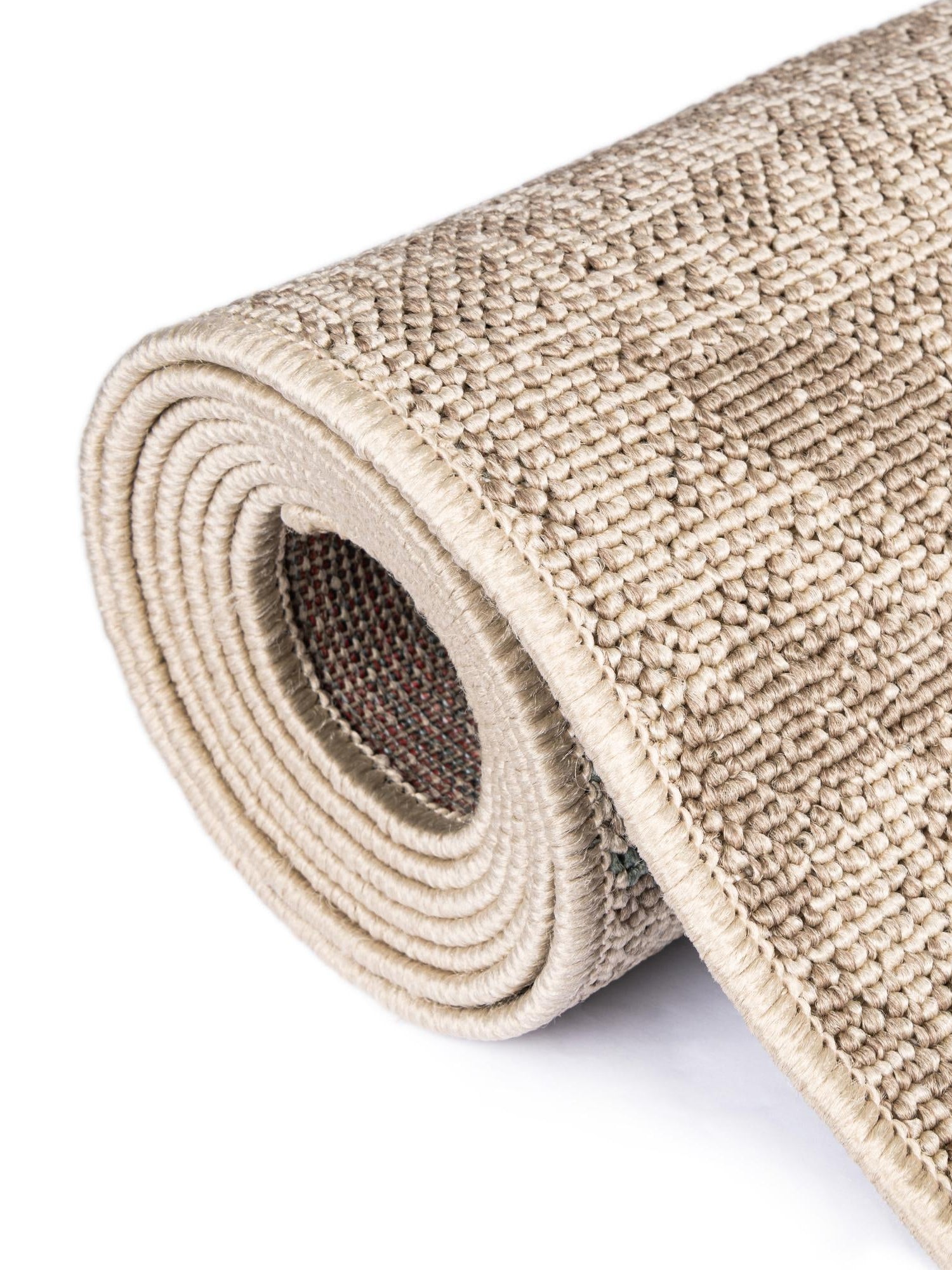 Beige 4' 1 x 4' 1 Outdoor Botanical Round Area Rug Weather Resistant for Patio, Deck, Terrace, Balcony, Porch Polypropylene Garden Floral Tropical Carpet for Sale at Rug Engine