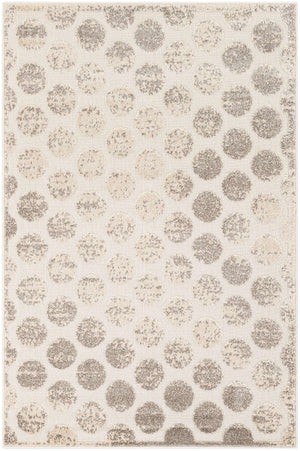 Beige and Ivory 4' 1 x 6' 1 Sabrina Soto Outdoor Rectangle Area Rug Weather Resistant for Patio, Deck, Terrace, Balcony, Porch Durable Carpet for Exterior Home Design for Sale at Rug Engine