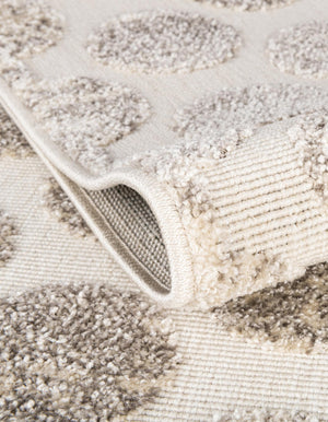 Beige and Ivory 2' x 3' 1 Sabrina Soto Outdoor Rectangle Area Rug Weather Resistant for Patio, Deck, Terrace, Balcony, Porch Durable Carpet for Exterior Home Design for Sale at Rug Engine
