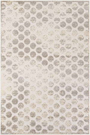 Beige and Ivory 6' 1 x 9' Sabrina Soto Outdoor Rectangle Area Rug Weather Resistant for Patio, Deck, Terrace, Balcony, Porch Durable Carpet for Exterior Home Design for Sale at Rug Engine