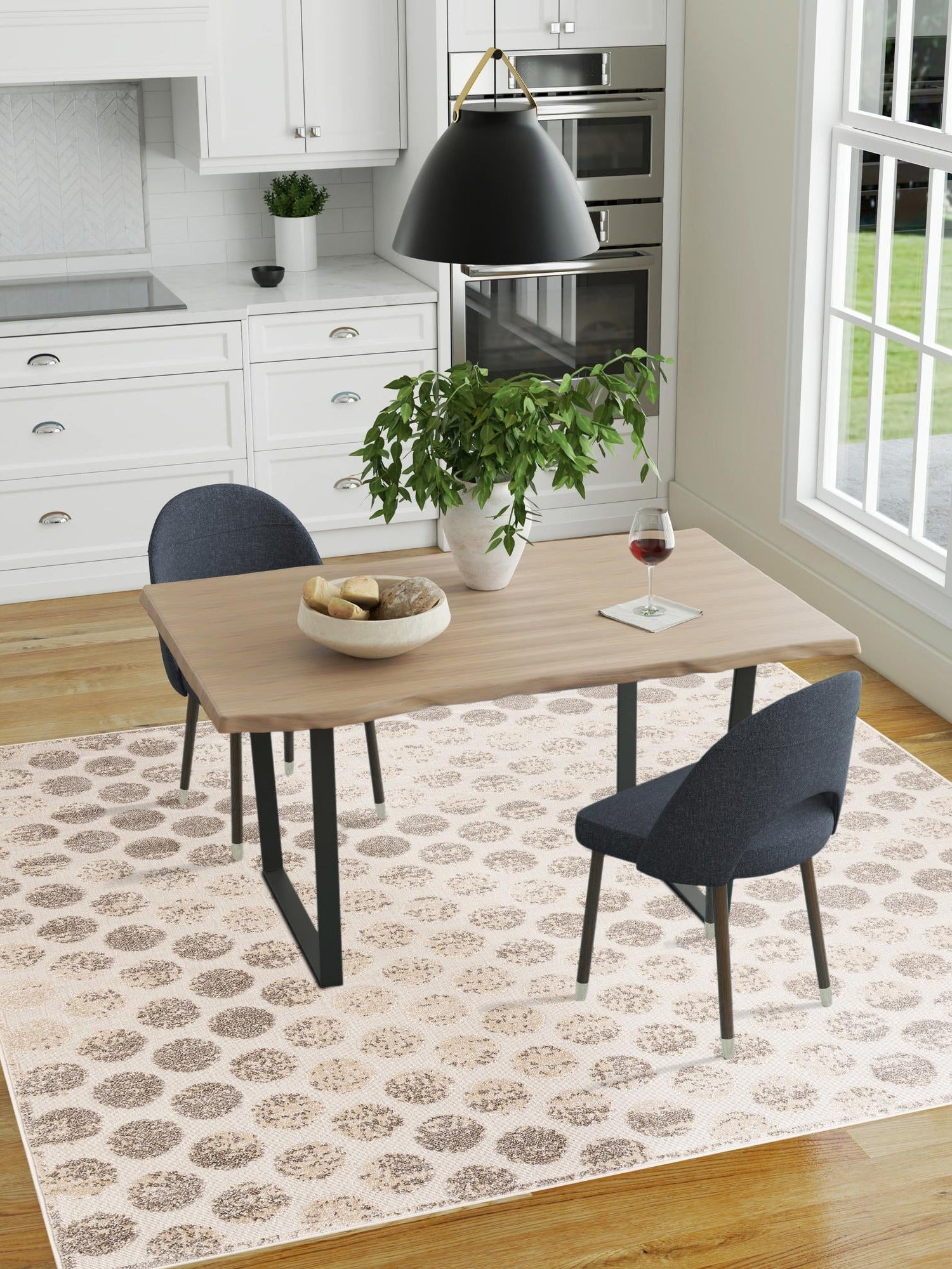 Beige and Ivory 10' x 10' Sabrina Soto Outdoor Square Area Rug Weather Resistant for Patio, Deck, Terrace, Balcony, Porch Durable Carpet for Exterior Home Design for Sale at Rug Engine