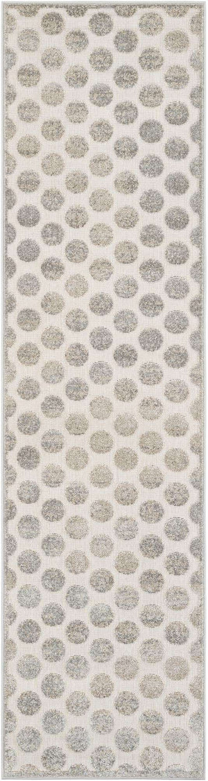 Gray 2' 7 x 10' Sabrina Soto Outdoor Runner Area Rug Weather Resistant for Patio, Deck, Terrace, Balcony, Porch Durable Carpet for Exterior Home Design for Sale at Rug Engine