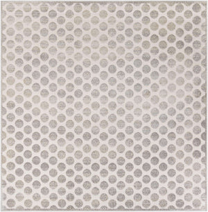 Gray 10' x 10' Sabrina Soto Outdoor Square Area Rug Weather Resistant for Patio, Deck, Terrace, Balcony, Porch Durable Carpet for Exterior Home Design for Sale at Rug Engine