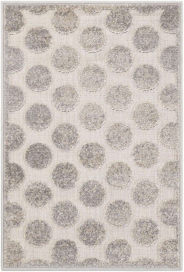 Gray 2' x 3' 1 Sabrina Soto Outdoor Rectangle Area Rug Weather Resistant for Patio, Deck, Terrace, Balcony, Porch Durable Carpet for Exterior Home Design for Sale at Rug Engine