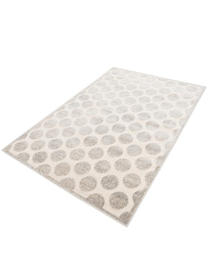 Gray 4' 1 x 6' 1 Sabrina Soto Outdoor Rectangle Area Rug Weather Resistant for Patio, Deck, Terrace, Balcony, Porch Durable Carpet for Exterior Home Design for Sale at Rug Engine
