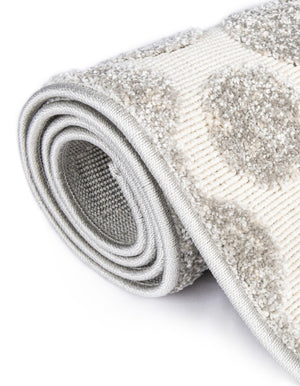 Gray 4' 1 x 6' 1 Sabrina Soto Outdoor Rectangle Area Rug Weather Resistant for Patio, Deck, Terrace, Balcony, Porch Durable Carpet for Exterior Home Design for Sale at Rug Engine