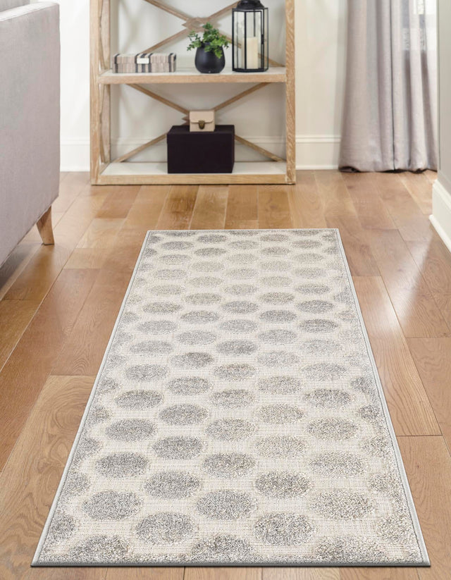 Gray 2' x 6' 1 Sabrina Soto Outdoor Runner Area Rug Weather Resistant for Patio, Deck, Terrace, Balcony, Porch Durable Carpet for Exterior Home Design for Sale at Rug Engine