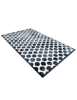 Navy Blue 5' 1 x 8' Sabrina Soto Outdoor Rectangle Area Rug Weather Resistant for Patio, Deck, Terrace, Balcony, Porch Durable Carpet for Exterior Home Design for Sale at Rug Engine