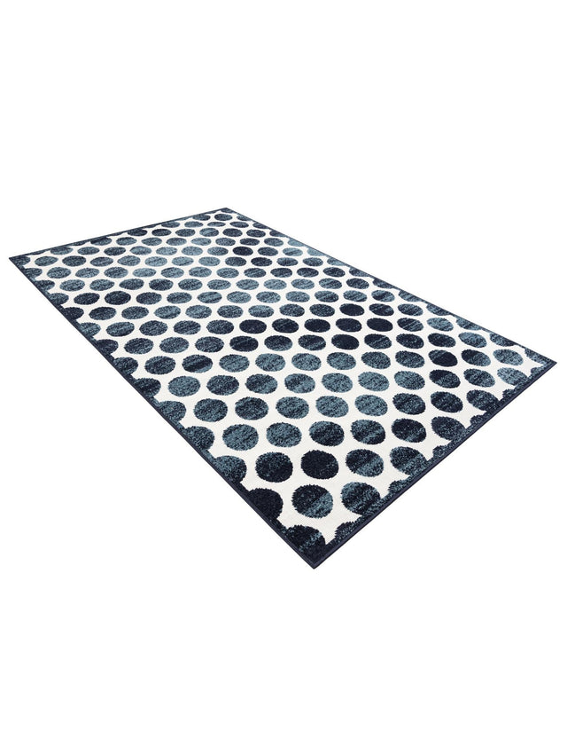 Navy Blue 5' 1 x 8' Sabrina Soto Outdoor Rectangle Area Rug Weather Resistant for Patio, Deck, Terrace, Balcony, Porch Durable Carpet for Exterior Home Design for Sale at Rug Engine